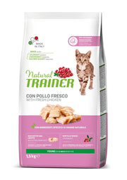 Natural Trainer Pienso Seco para Gatos Jóvenes 7/12 Meses Bolsa 1,5kg-1