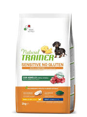 Natural Trainer Sensitive Croquetas De Cordero Sin Gluten Para Perros Adultos Tamaño Mini Bolsa 2kg-1
