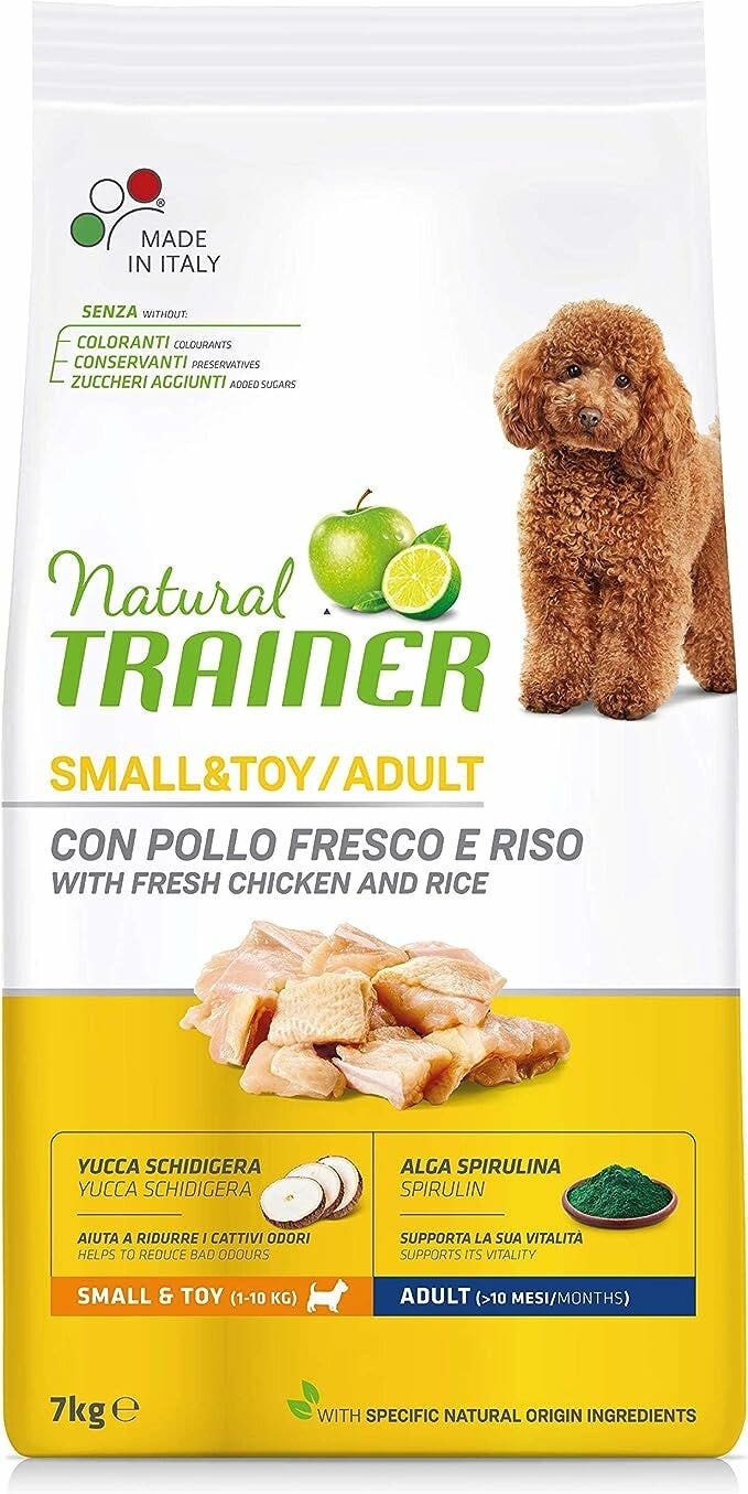 Natural Trainer Croquetas de Pollo Perro Adulto Pequeño y Toy 7Kg-1
