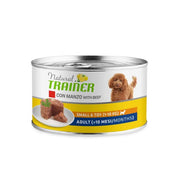 La carne/el arroz naturales de la comida húmeda del amaestrador para los perros adultos pueden tamaño pequeño 150g-1