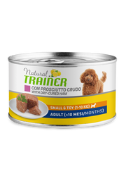 Entrenador Natural Mantenimiento Maduro Con Jamón Crudo Perros Adultos Tamaño Mini Lata 150g-1