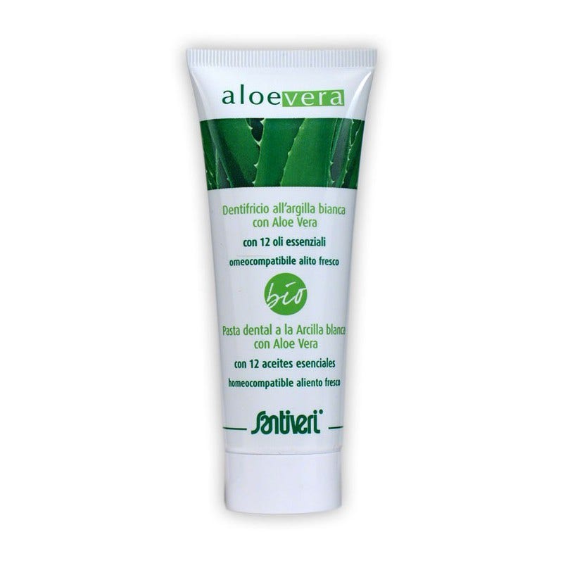 Santiveri Pasta de Dientes Gel Aloe Vera Bio 75ml-1