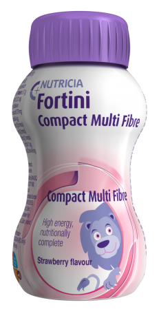 Nutricia Fortini Compacto Multi Fibra Sabor Fresa 4x125g-1