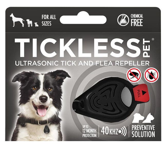 Repelente ultrasónico para mascotas sin cosquillas Color negro-1