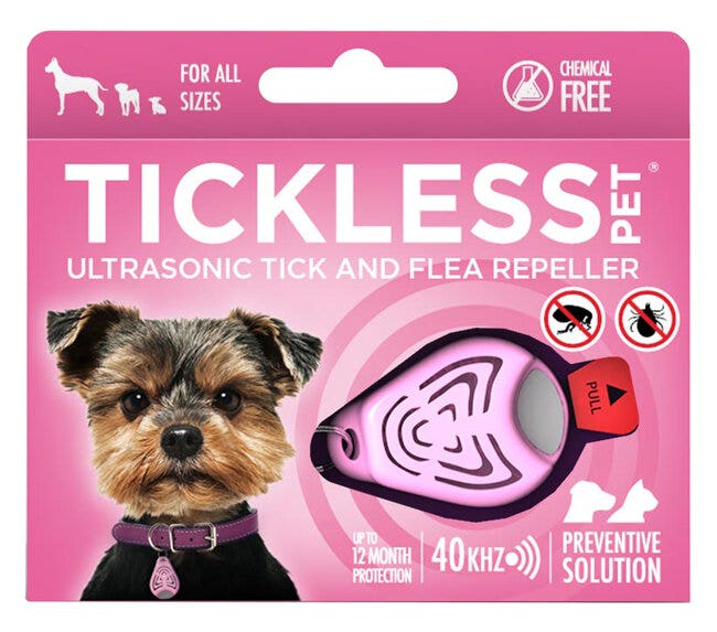 Repelente de mascotas sin cosquillas Color rosa ultrasónico-1