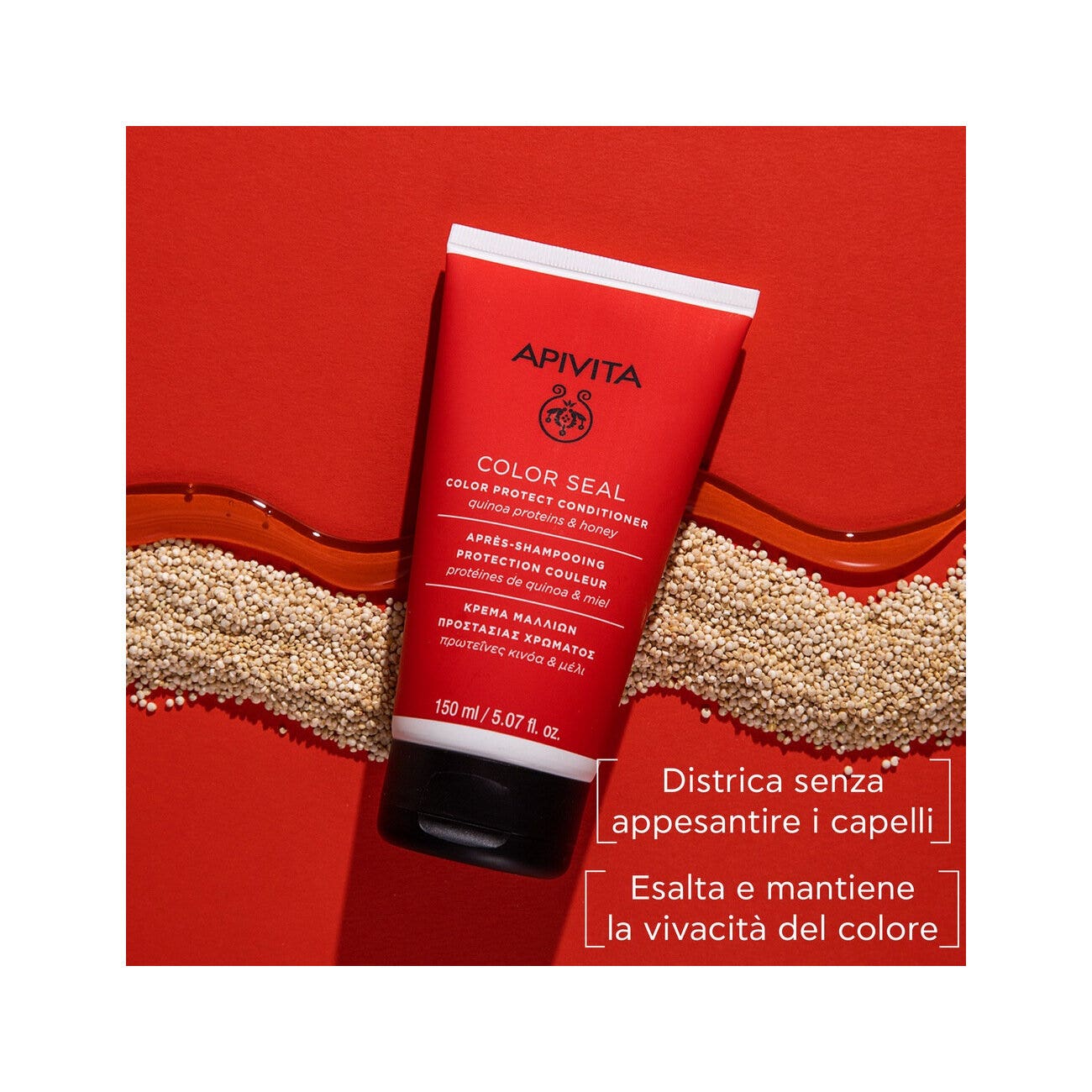 Apivita Color Protection Acondicionador Para Cabello Teñido 150ml-2