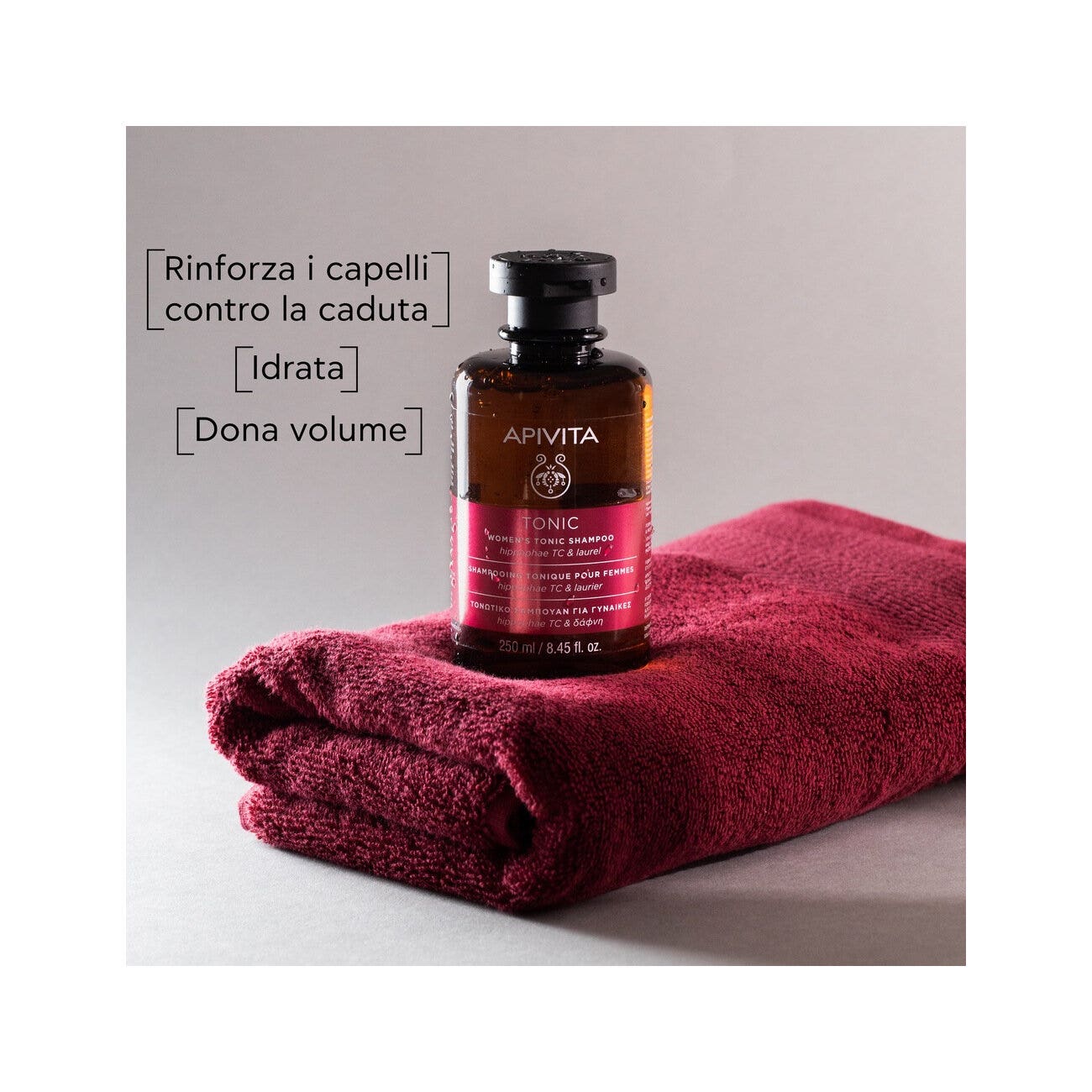 Apivita Champú Tonificante Mujer Hippophae TC/Laurel 250ml-2