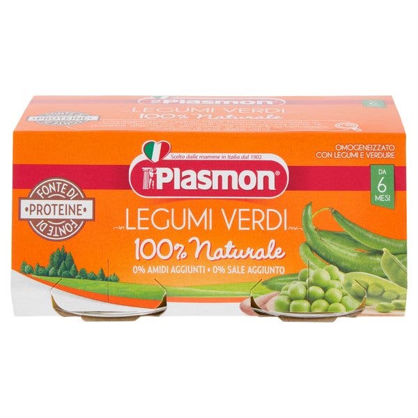 Plasmon Papilla de legumbres verdes 2x80 g