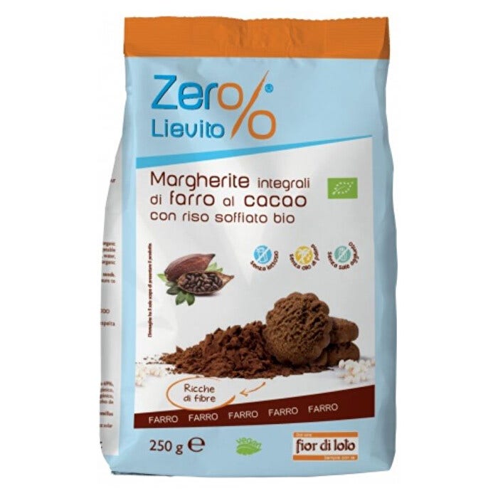 Zero Lievito Margherite Integrali Farro/Cacao/Riso Bio 250g