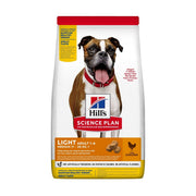 Hill's Science Plan Light Crocchette Pollo Per Cani Taglia Media 2,5kg