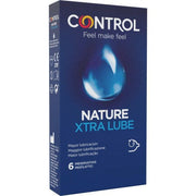 Condones Control New Nature 2,0 Xtra Lube 6 unidades