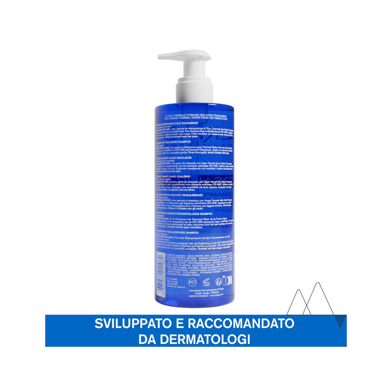 Uriage DS Champú Delicado Reequilibrante 500 ml