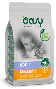 Oasy Dry Crocchette Di Pollo Per Gatti Adulti Sacco 1,5Kg