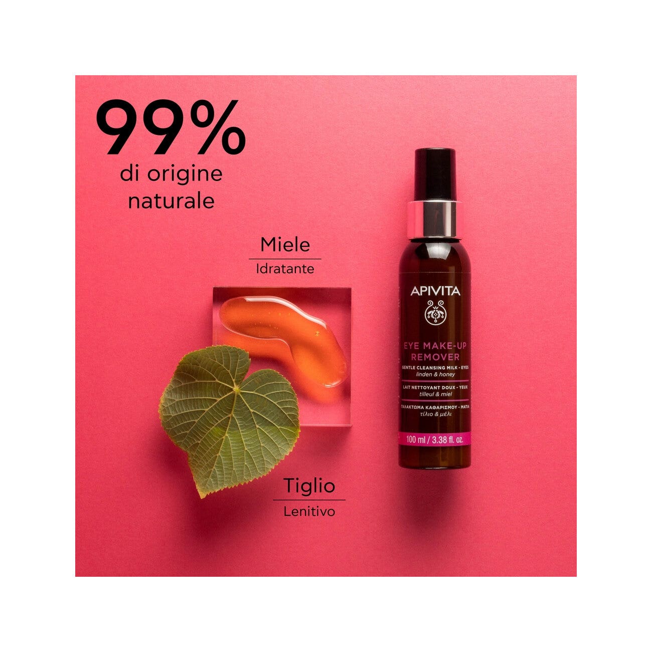 Apivita Leche Limpiadora Suave para Ojos 100 ml