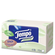 Tempo Box Fazzoletti Natural & Soft 70 Pezzi