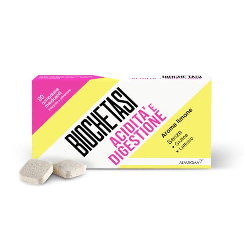 Bioketase Digestion Acidez 20 Comprimidos Masticables-13