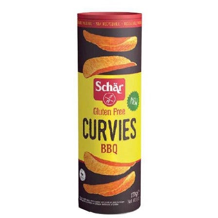 Schar Curvies BBQ Patatas fritas sin gluten 170 g