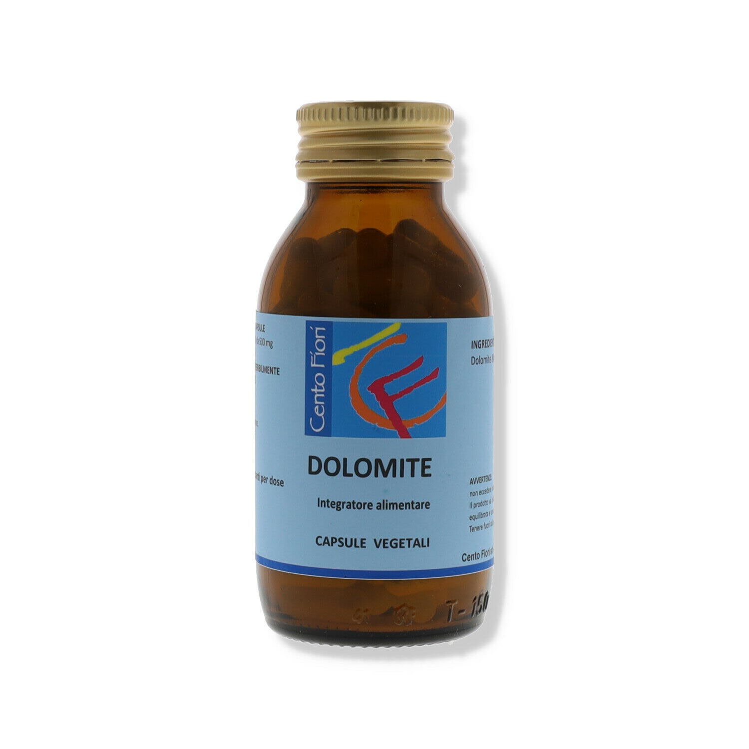 Cento Fiori Dolomita, complemento alimenticio, 100 cápsulas vegetales