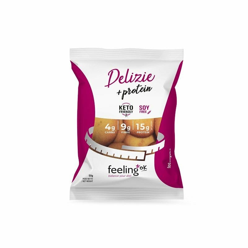 Feeling Ok Delizia +Protein Vainilla-Limón 50 g