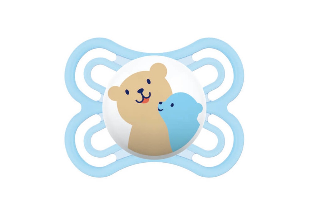 Chupete Mam Perfect para niños de 2 a 6 meses, 1 unidad, estampados variados