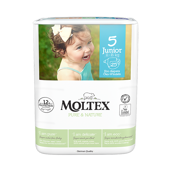 Moltox Pure & Nature Junior Pañales Talla 5 25 Piezas-2