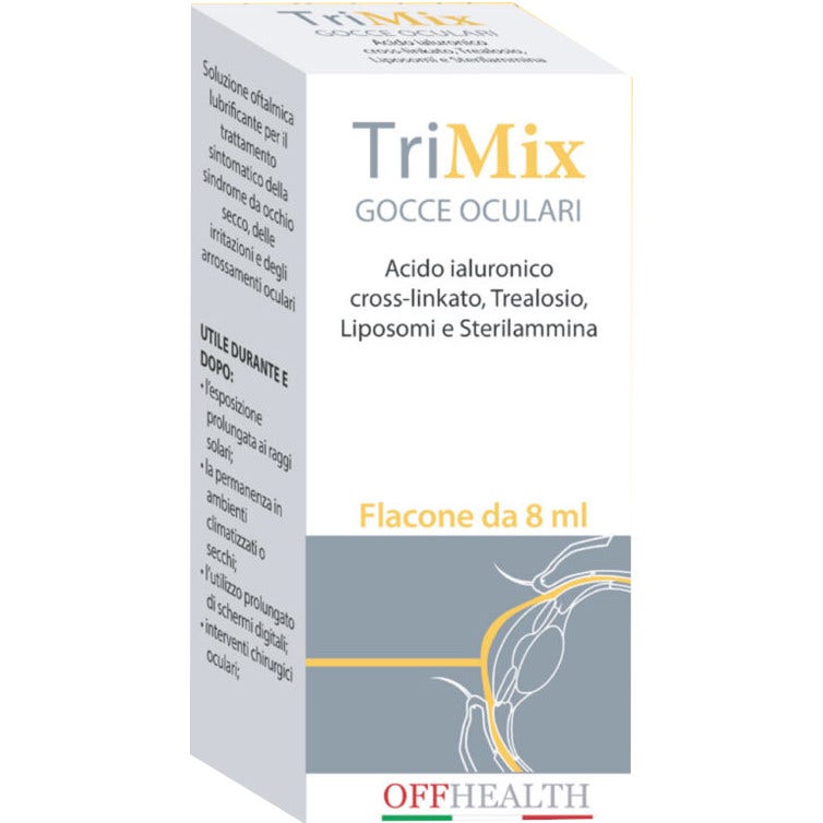 Trimix Gotas Oculares 8 ml: solución hidratante para ojos secos