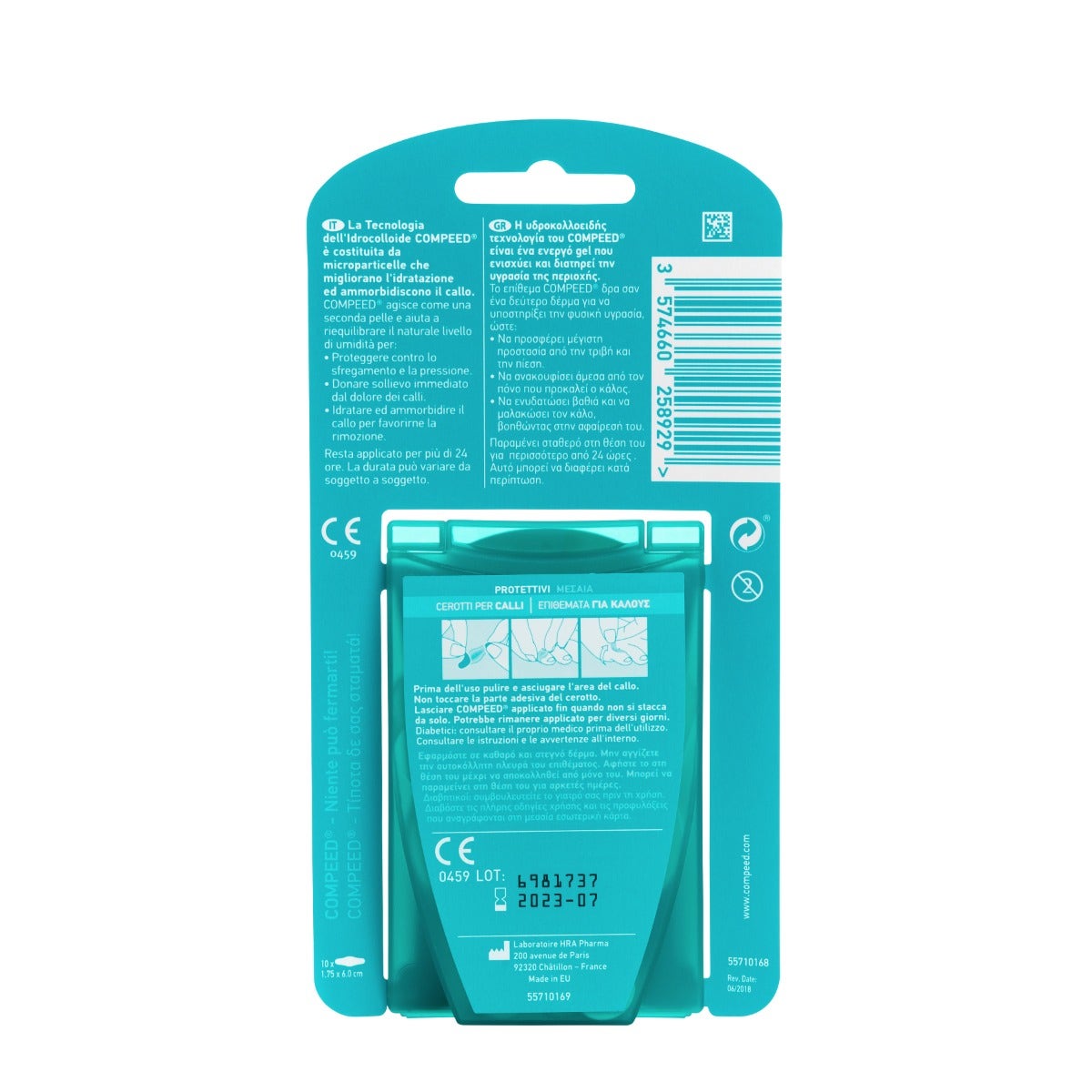 Compeed Cerotti Per Calli Medio 10 Pezzi