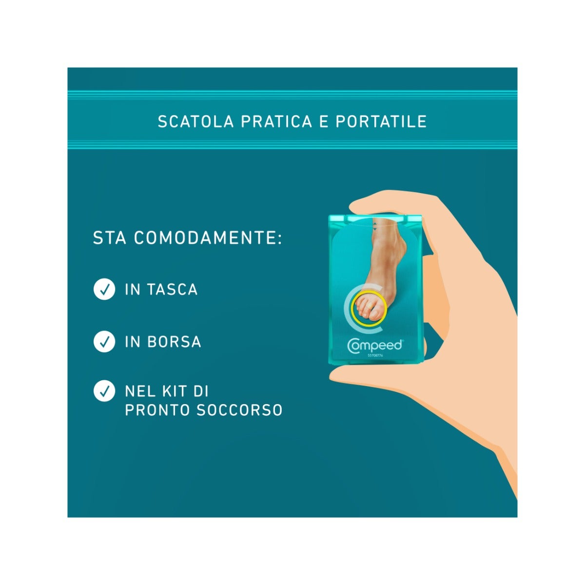 Compeed Parches para callos en el interior de los dedos 10 unidades