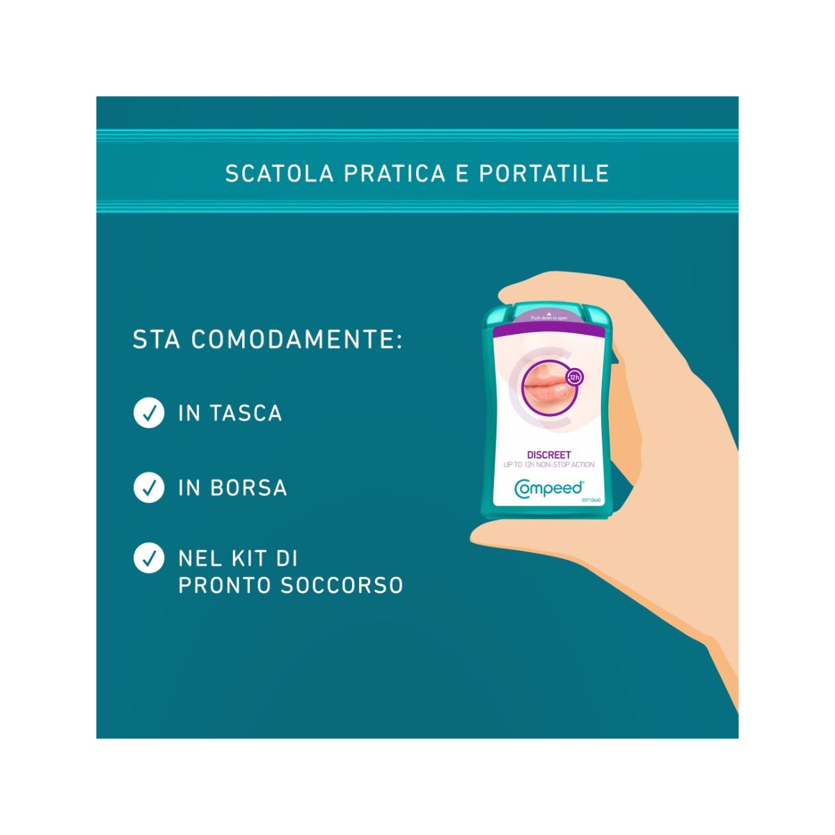 Compeed Herpes Labial 15 unidades - Alivio inmediato y discreto