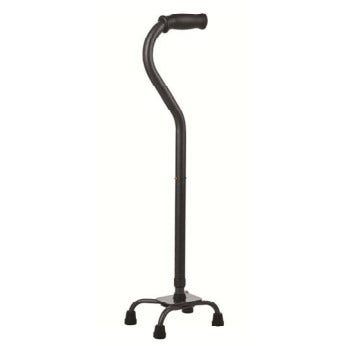 Cuadripode con mango curvo para pacientes bariátricos HD Mopedia