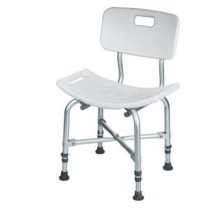 Silla de ducha con respaldo para personas con sobrepeso HD Mopedia
