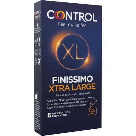 Control Condones Finissimo Original XL 6 unidades