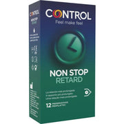 Control New Non Stop Retard 12 unidades - Condones de larga duración