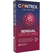 Control Preservativi Sensual Dots&Lines 6 Pezzi