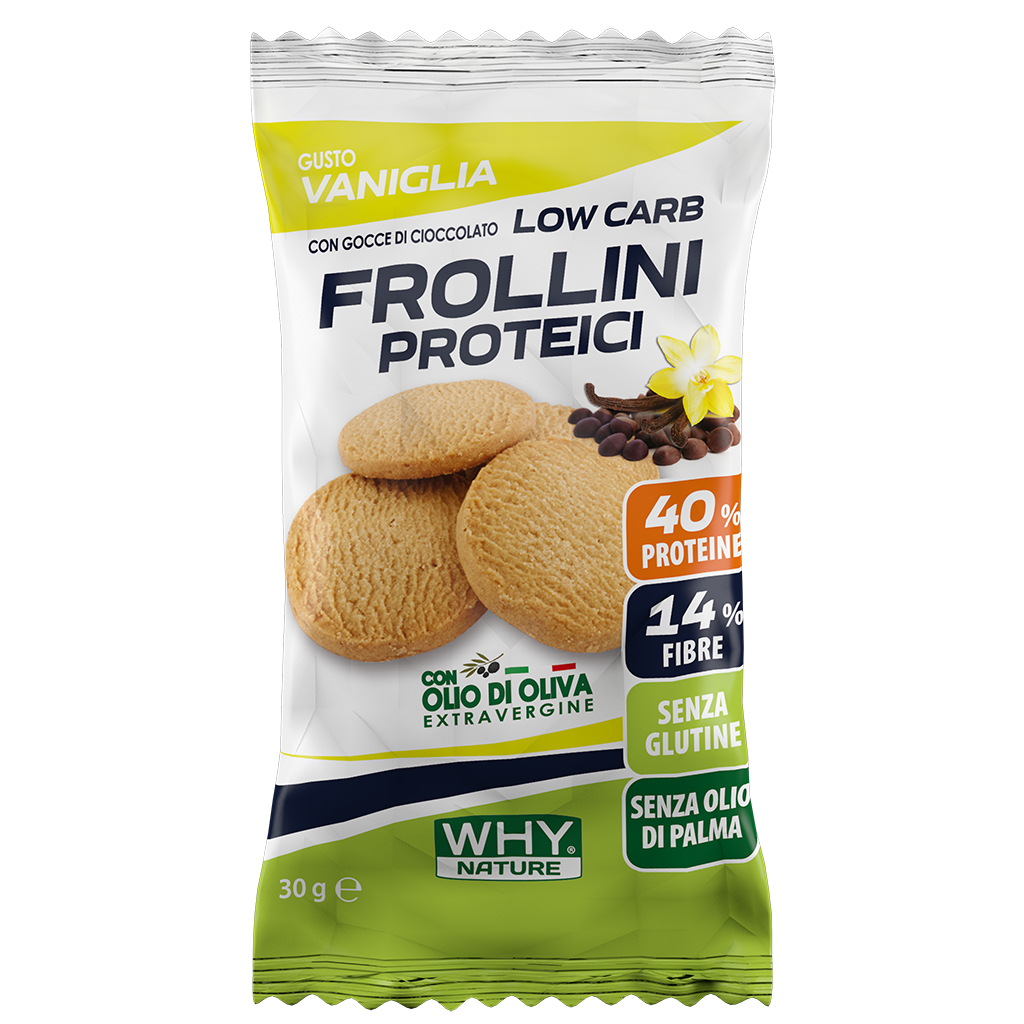 Why Nature Galletas proteicas de vainilla con trocitos de chocolate 30 g