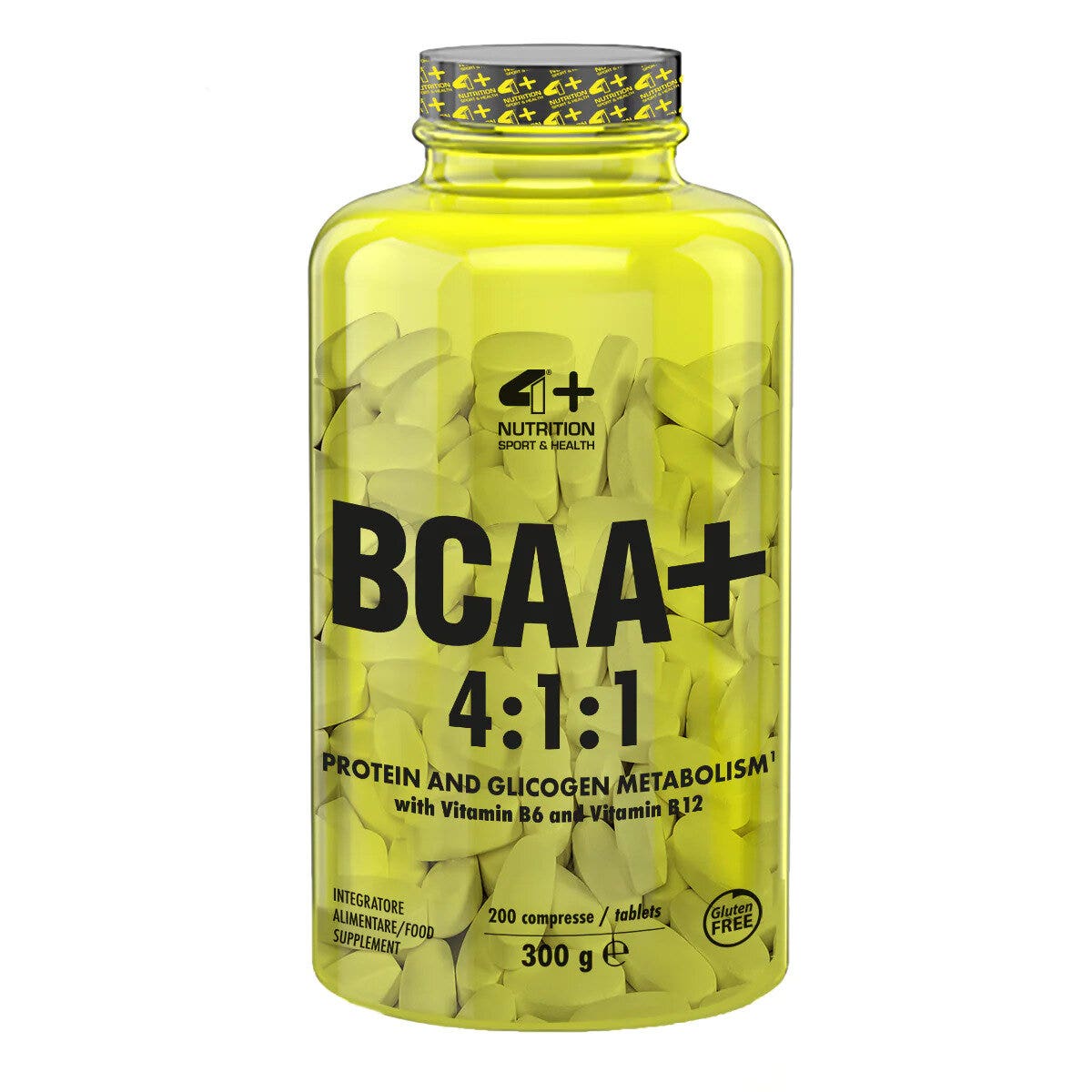 4+ Nutrition BCAA+ 4:1:1 200 comprimidos