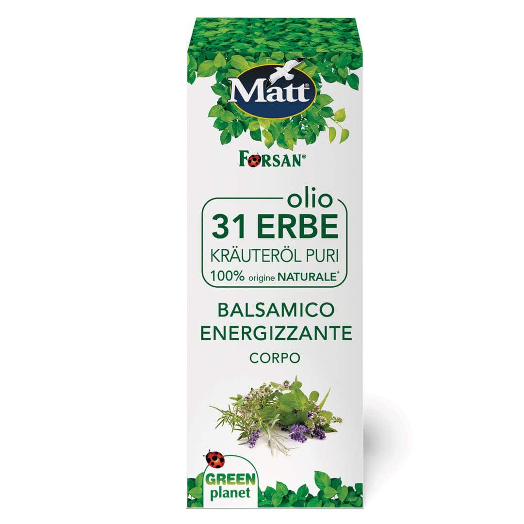 Matt Aceite Corporal 31 Hierbas Bálsamo Energizante 100 ml
