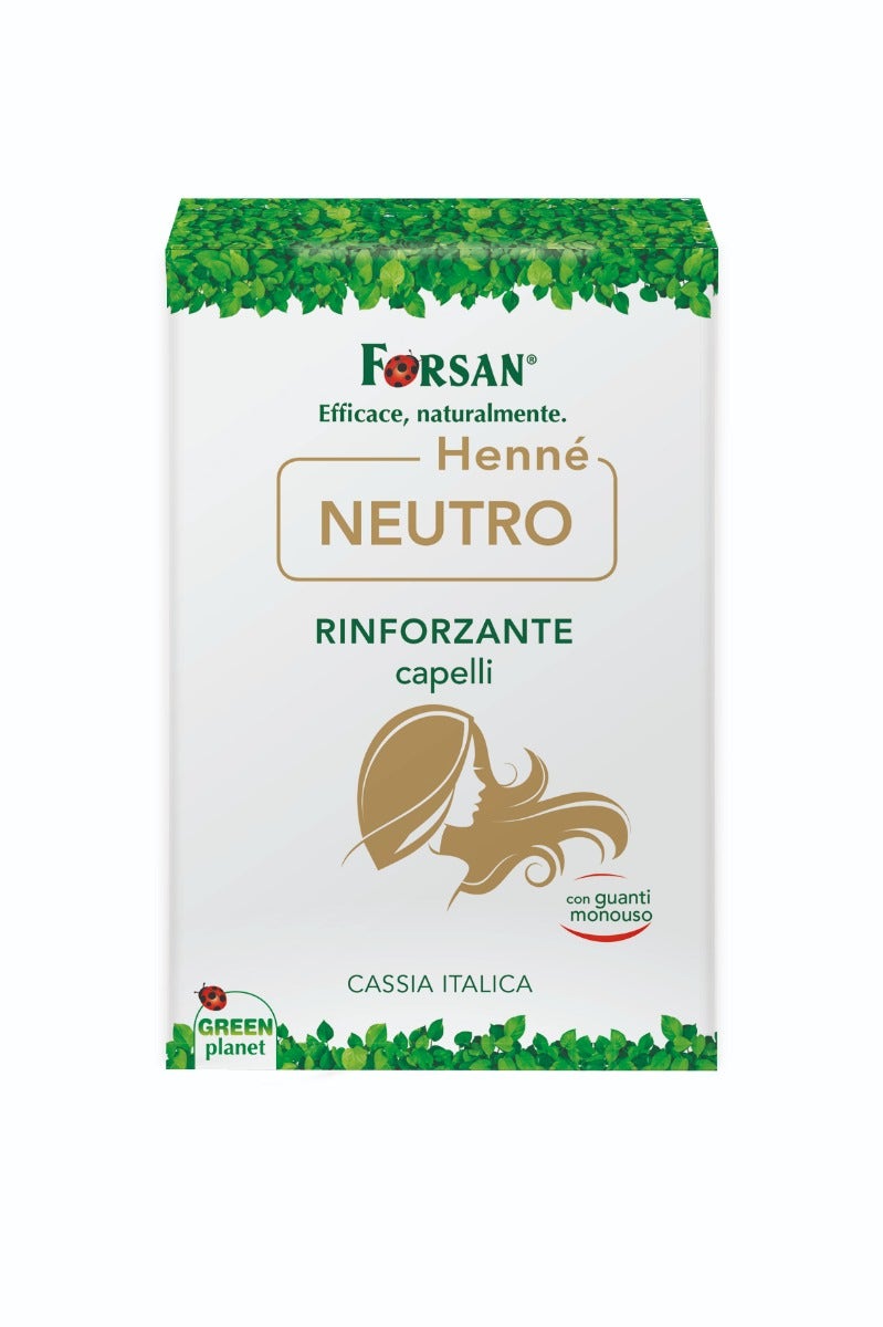 Forsan Hennè Neutro Capelli 2 Buste Monodose Da 50g