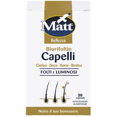 Matt Biorifoltin para el cabello 30 cápsulas