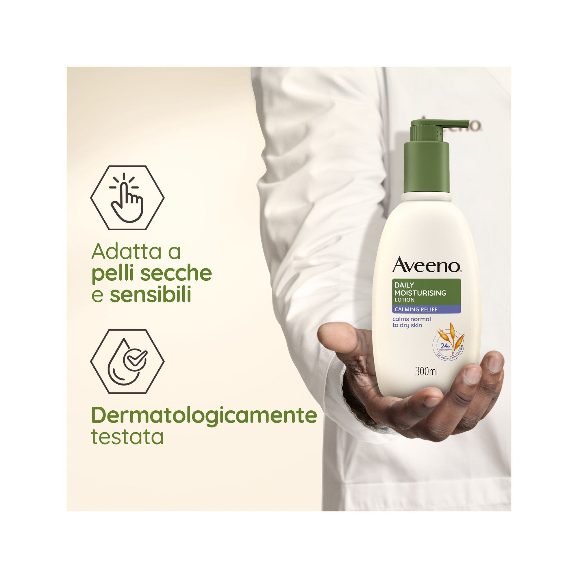 Aveeno Daily Moisturising Crema Hidratante Corporal Lavanda 300 ml