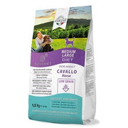 Marpet Aequilibriavet Low Grain Caballo - Pienso seco para perros adultos de tamaño mediano-grande - Saco de 1,5 kg