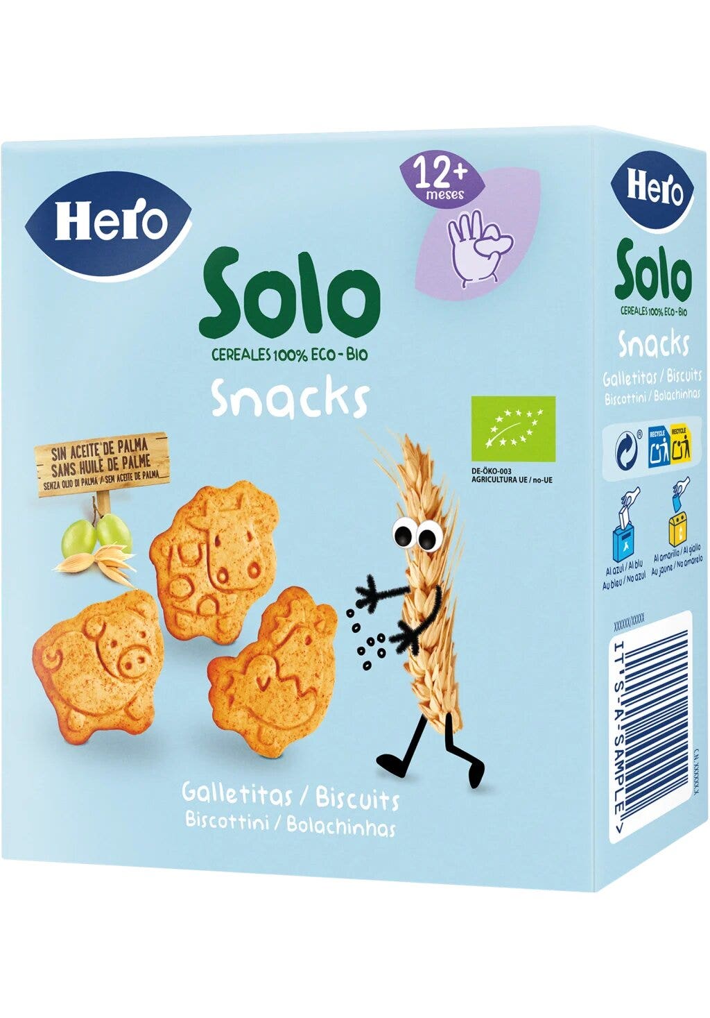 Hero Solo Galletitas con forma de animalitos 100 g