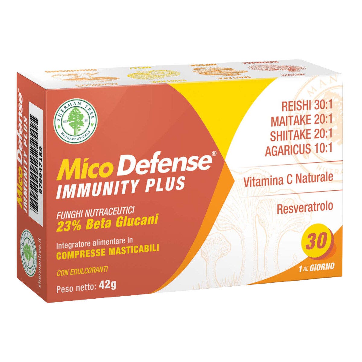 MicoDefense Immunity Plus 30 comprimidos