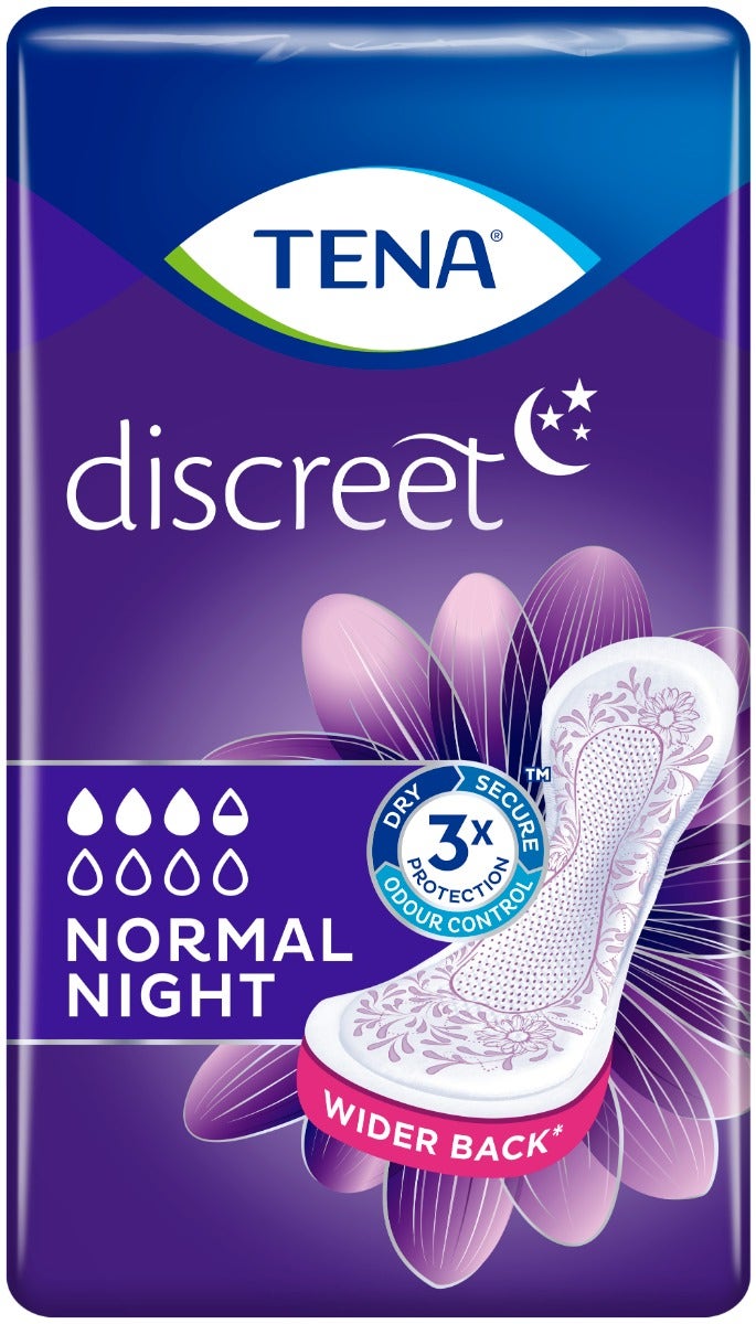Tena Discreet Normal Night Compresas 10 unidades