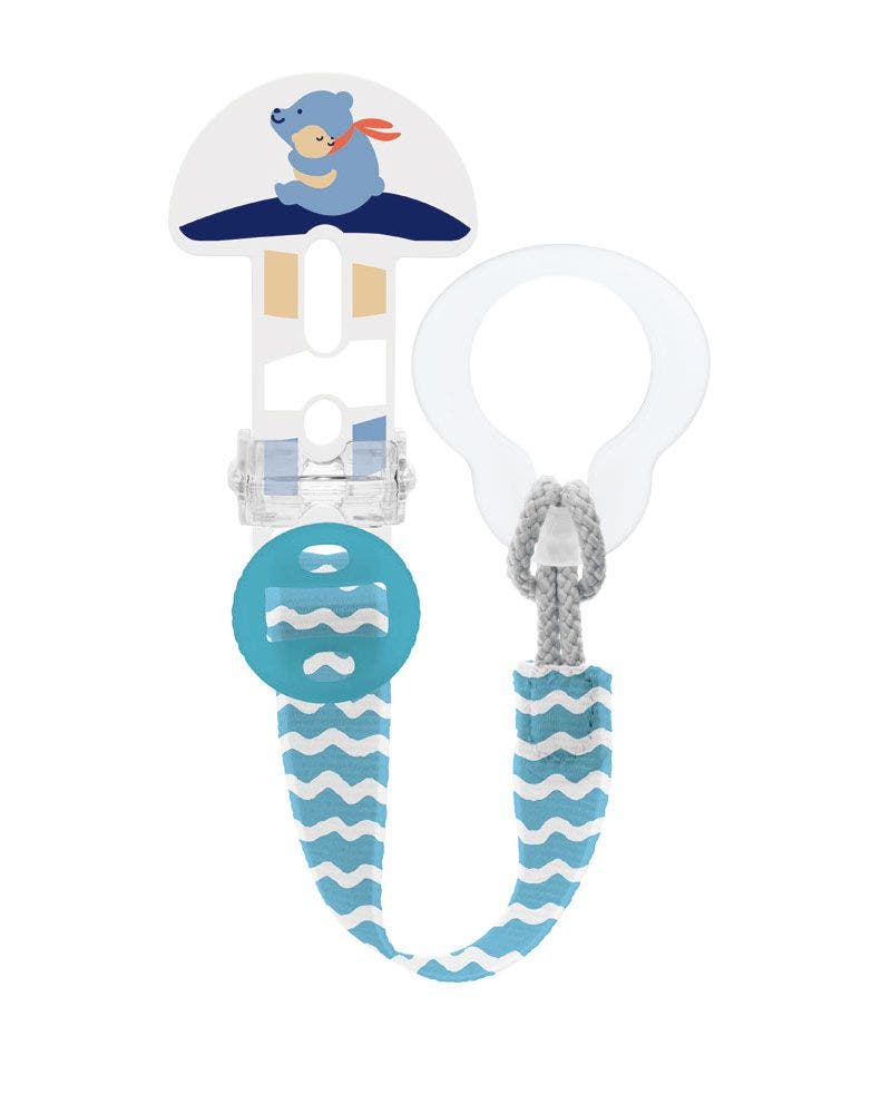 Mam Clip It & Cover Portachupetes para bebés a partir de 0 meses, 1 unidad, estampados variados