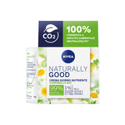 Nivea Naturally Good Crema de día nutritiva e hidratante para el rostro, para pieles secas y sensibles, 50 ml