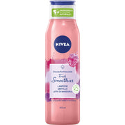 Nivea Gel Doccia Fresh Smoothies Lampone & Mirtillo Bagnoschiuma Con Ingredienti Naturali  300ml