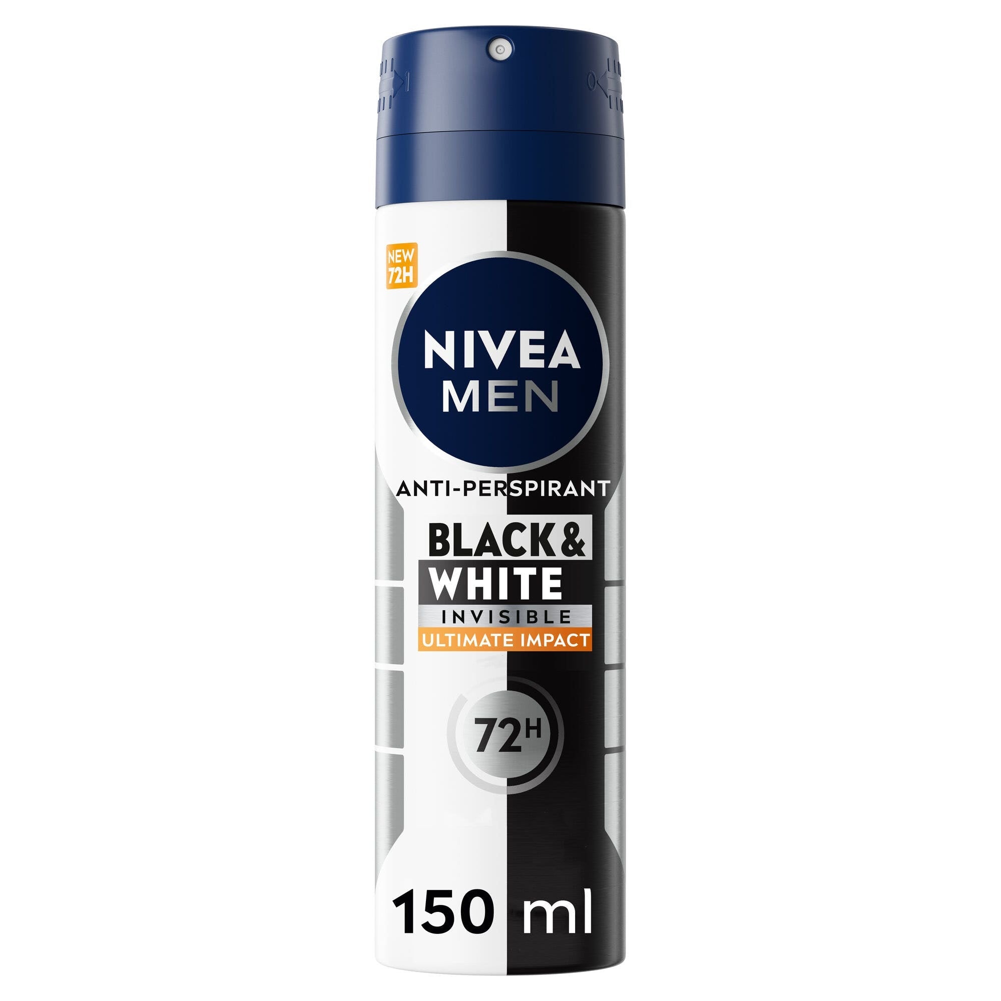 Nivea Men Black & White Invisible Ultimate Impact Spray Deodorante Spray Antitraspirante 125ml