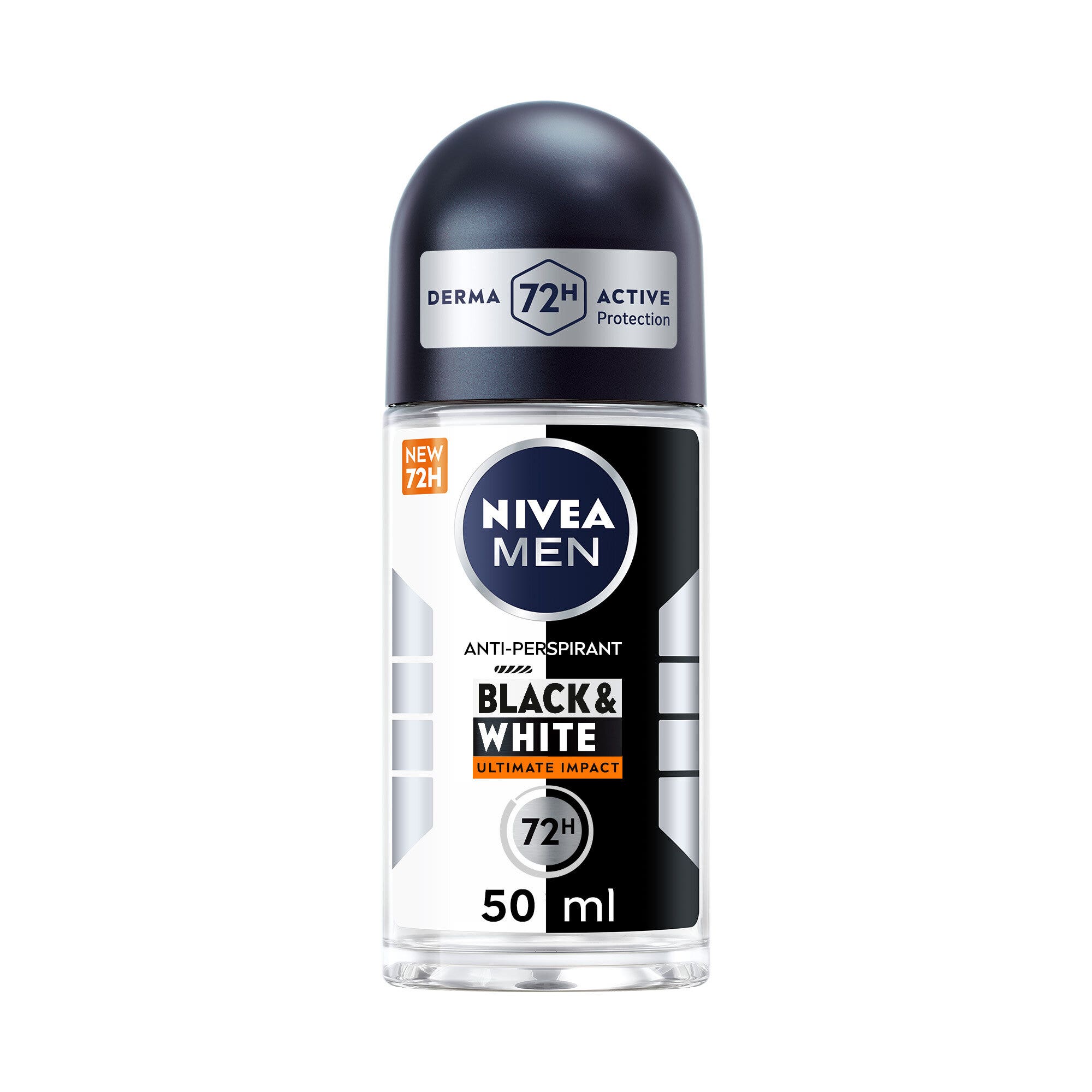 Nivea Men Black&white Invisible Ultimate Impact Roll-on Desodorante Antitranspirante 50 ml