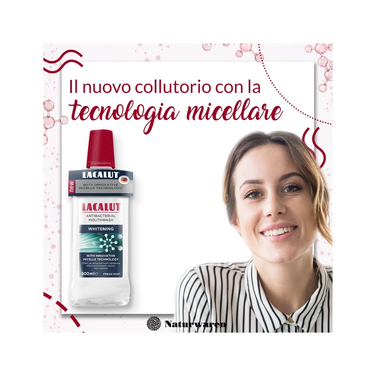 Lacalut Collutorio Micellare Whitening 500ml